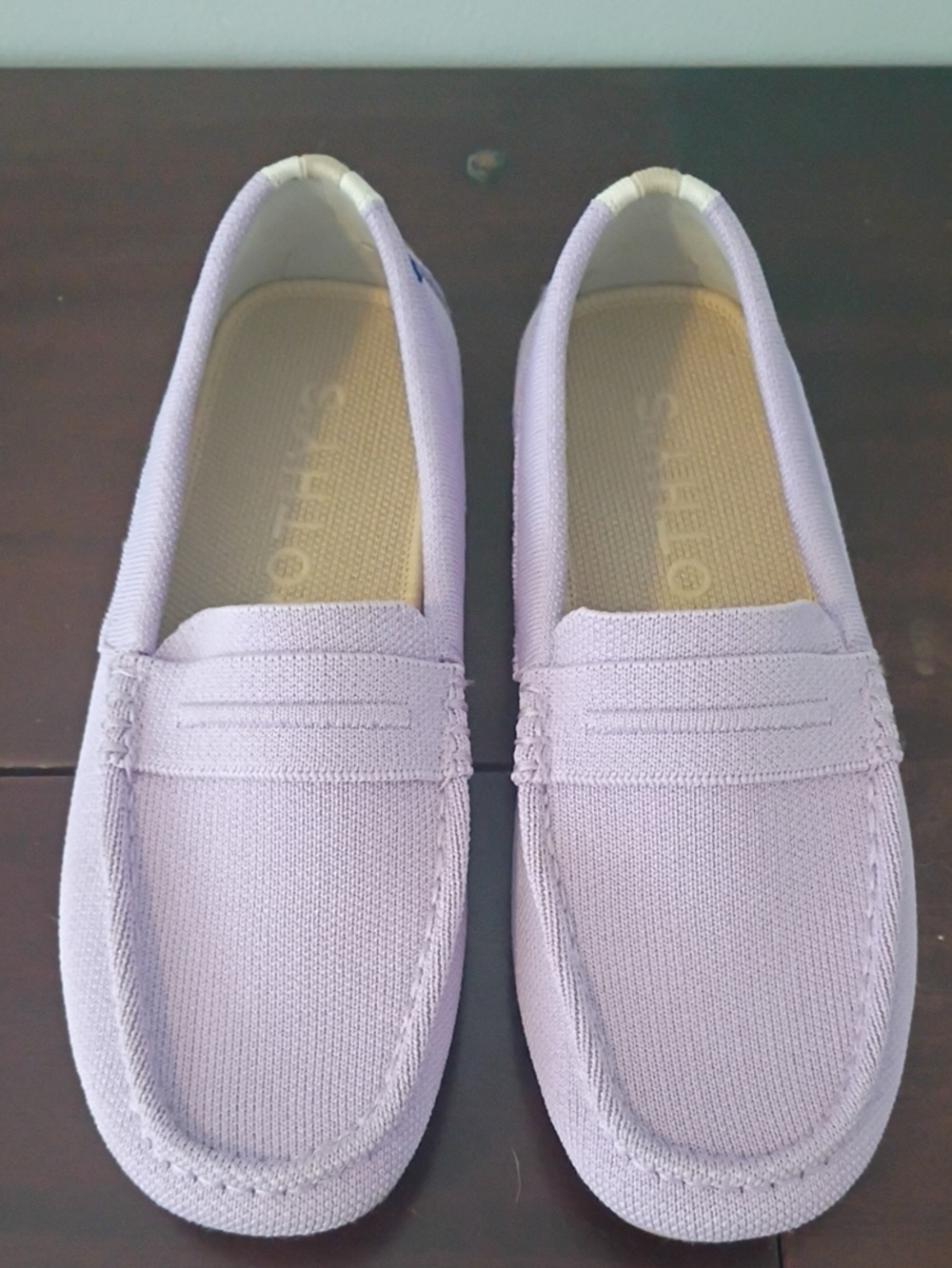 Rothy's Orchid Driver Canvas Slip-On Loafers. Size 6.5